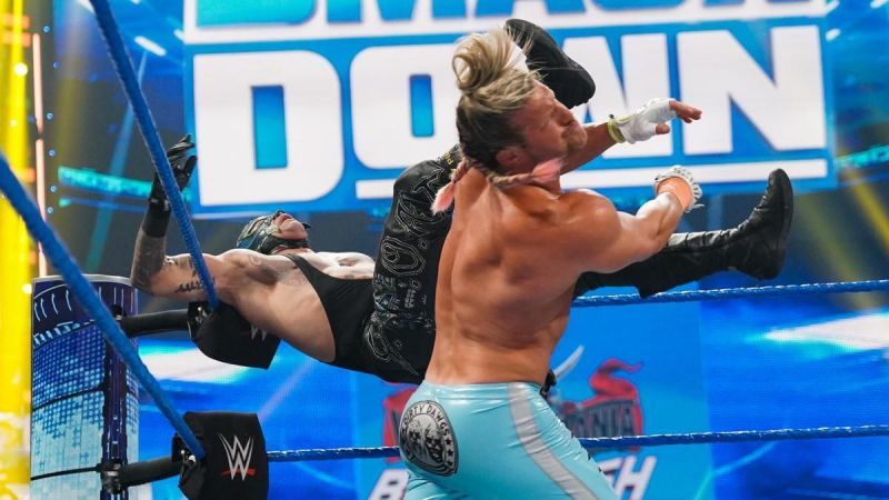 Rey Mysterio and Dolph Ziggler on SmackDown - Who will walk out of Sunday as the SmackDown Tag Team Champions?