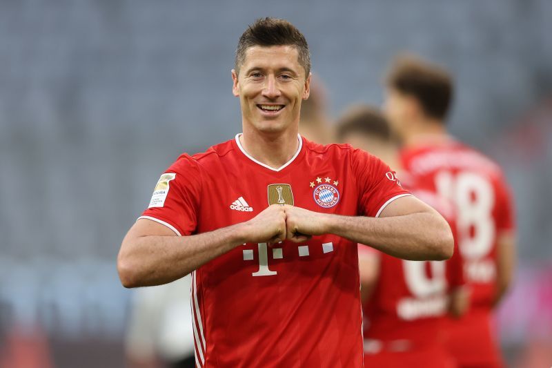 Robert Lewandowski amassed a record tally of league goals this season.