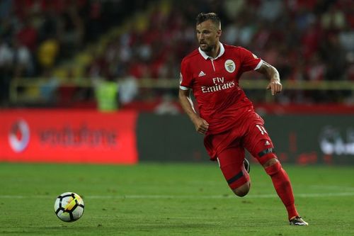 Benfica's Seferovic in SuperTaca action