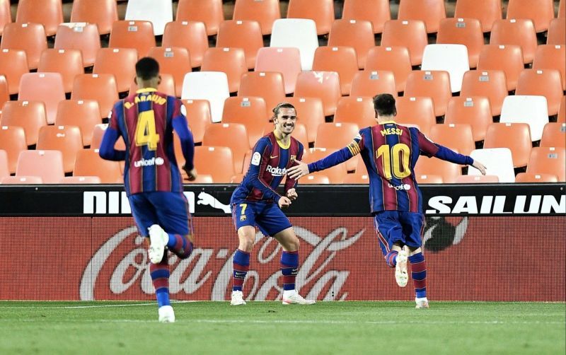 Barcelona will face the last test of their title ambitions