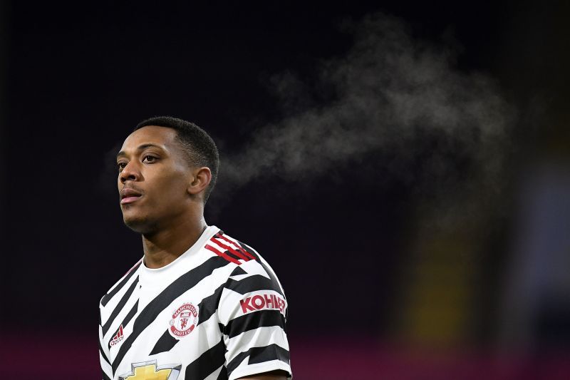 Manchester United forward Anthony Martial during a Premier League game