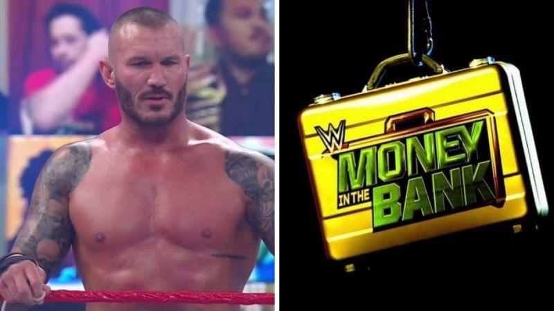 Randy Orton (left); The MITB briefcase (right)