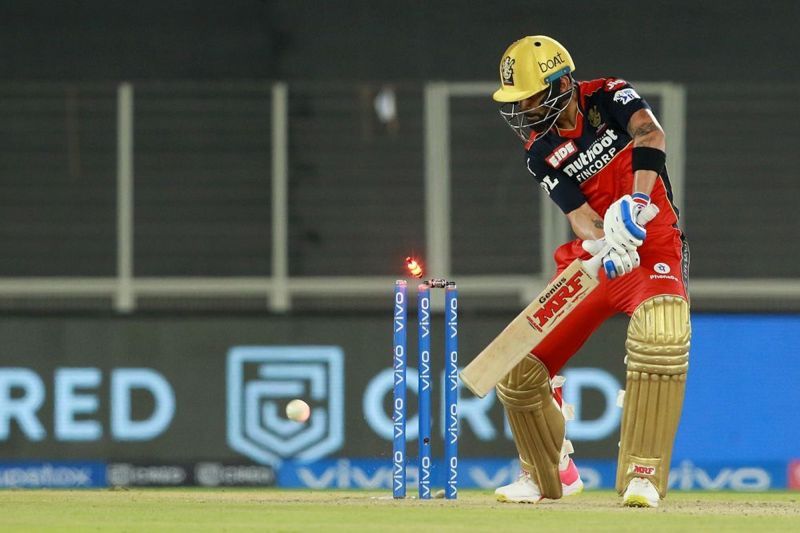 Virat Kohli was one of Avesh Khan's prized scalps in IPL 2021 [P/C: iplt20.com]