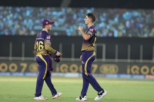 Eoin Morgan and Pat Cummins are integral parts of the KKR playing XI [P/C: iplt20.com]