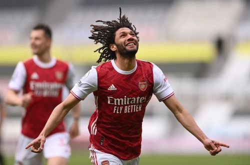 Mohamed Elneny scored his first Premier League goal for Arsenal.