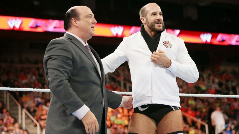 Cesaro and Paul Heyman had a short run together