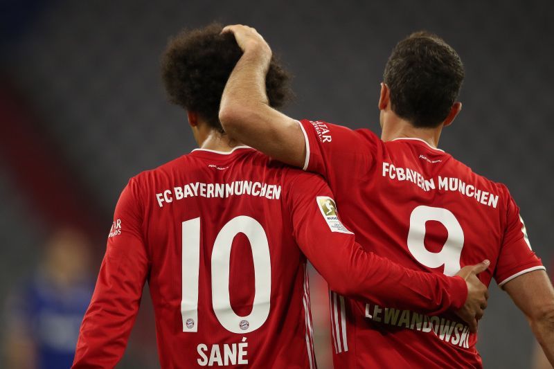 Leroy Sane (left) is a prolific goal-scoring substitute.