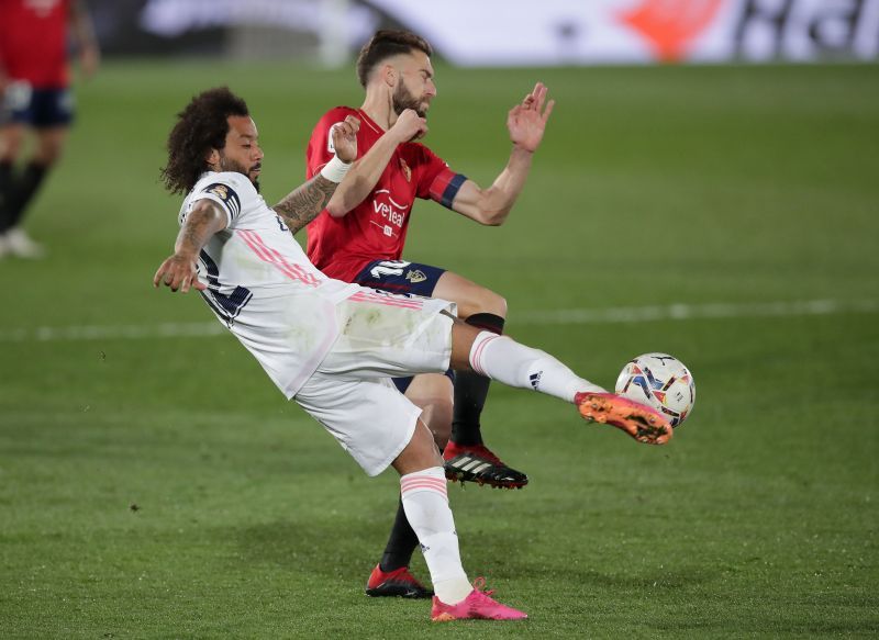 Marcelo has just made 18 league appearances this season. (Photo by Gonzalo Arroyo Moreno/Getty Images)