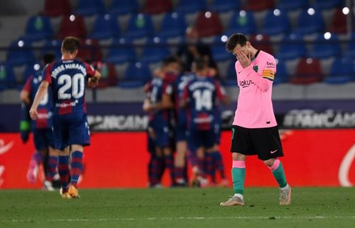 Levante stunned Barcelona at the Ciutat de Valencia