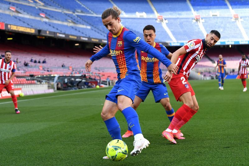 Griezmann has only scored 12 goals in the league. (Photo by David Ramos/Getty Images)