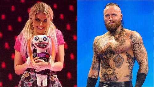 WWE Superstars Alexa Bliss and Aleister Black