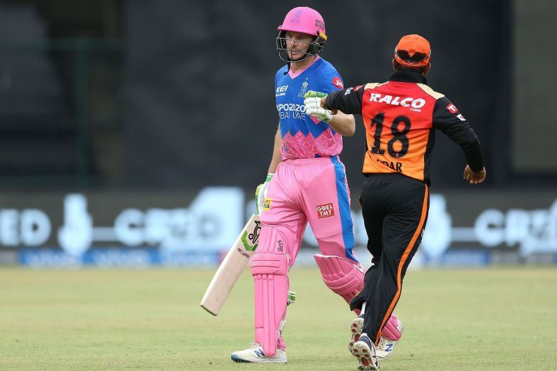 Jos Buttler smashed the SRH bowlers all over the ground. (Image Courtesy: IPLT20.com)