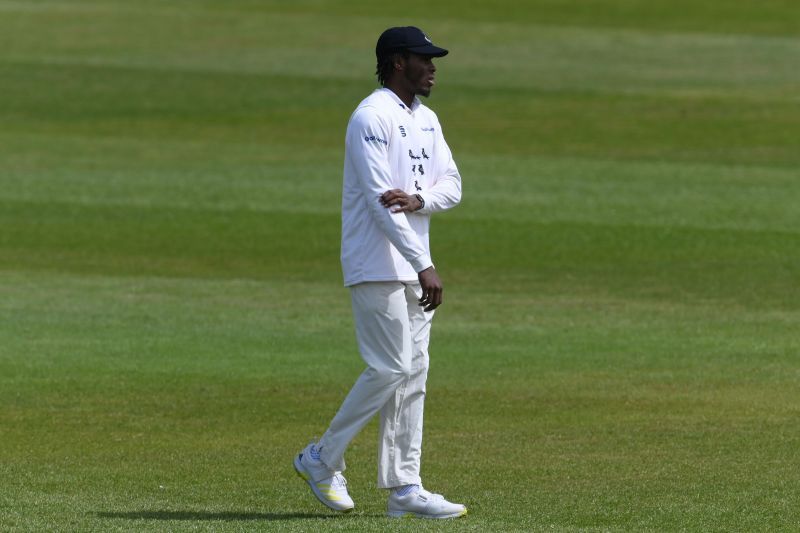 Jofra Archer in action for Sussex