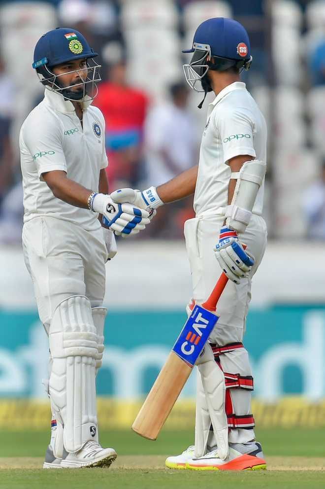 Swashbuckling Rishabh Pant (left) and Team India's vice-captain Ajinkya Rahane (right)