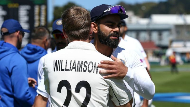 Kane Williamson and Virat Kohli