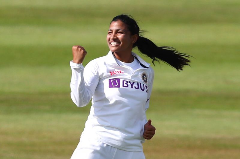 Debutant Sneh Rana was the pick of the bowlers for India Women