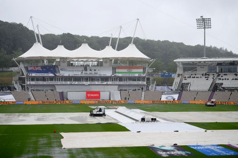 Rain has delayed the start of the India vs New Zealand WTC final. Pic: Getty Images
