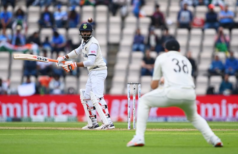 India&#039;s Ravindra Jadeja in action during the World Test Championship Final