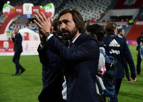 Former Juventus manager Andrea Pirlo. (Photo by Marco Rosi/Getty Images for Lega Serie A)