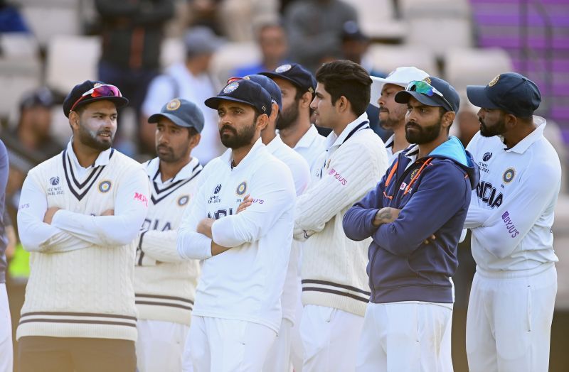 Indian players look dejected after losing the WTC final.