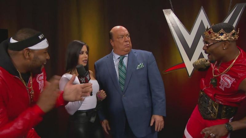 Paul Heyman and The Street Profits on RAW