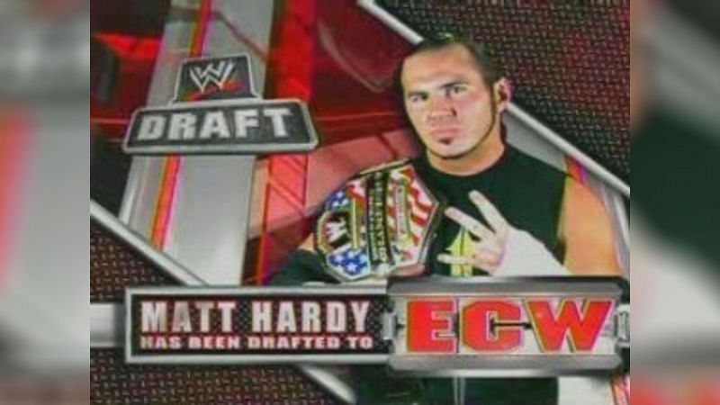 Matt Hardy was drafted to WWE&#039;s ECW brand during the 2008 WWE Draft