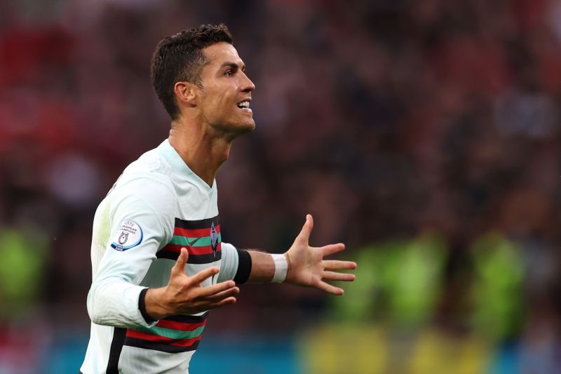 Cristiano Ronaldo becomes the all-time leading goalscorer in the men's European Championship.