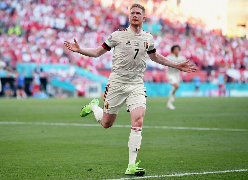 Kevin De Bruyne's played a pivotal role in Belgium's victory over Denmark