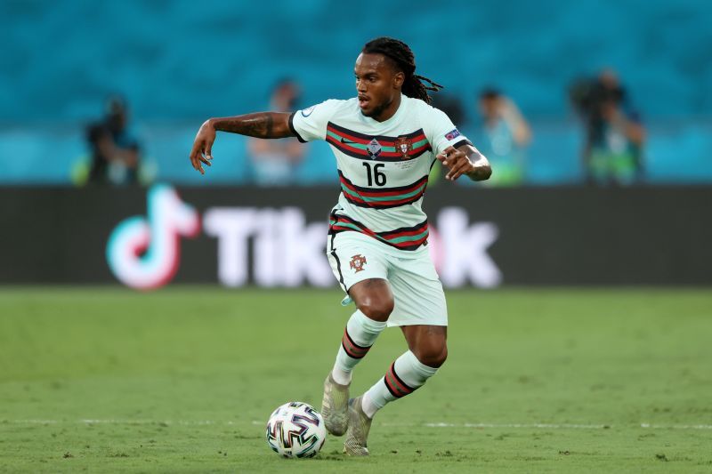 Renato Sanches in action for Portugal