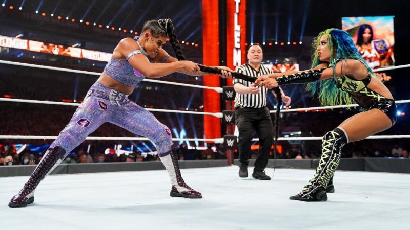 Sasha Banks took on Bianca Belair at WrestleMania 37