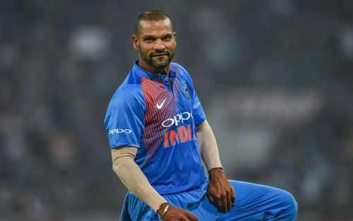 Shikhar Dhawan posted an image post-workout on Instagram