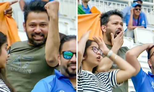 The Indian fan was in for a reality check as Ajinkya Rahane's wicket fell