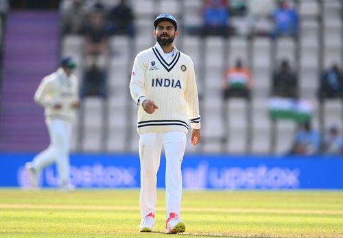 Virat Kohli looks on during the WTC Final's Reserve Day