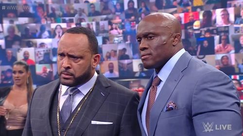 MVP (left); Bobby Lashley (right)