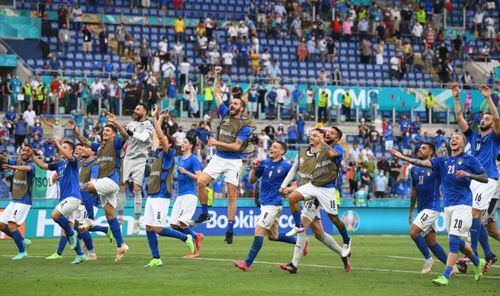 Italy topped Group A after winning all their games