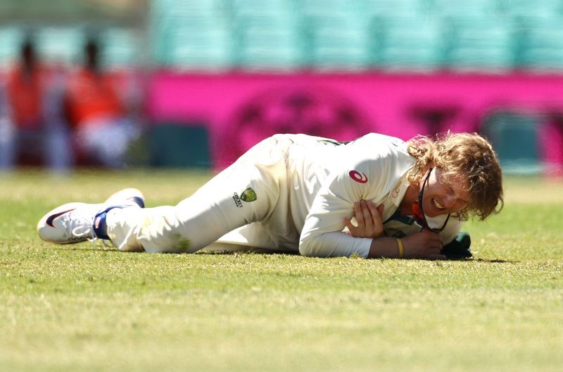 Will Puckovski sustained a shoulder injury during fielding in the New Year's SCG Test.