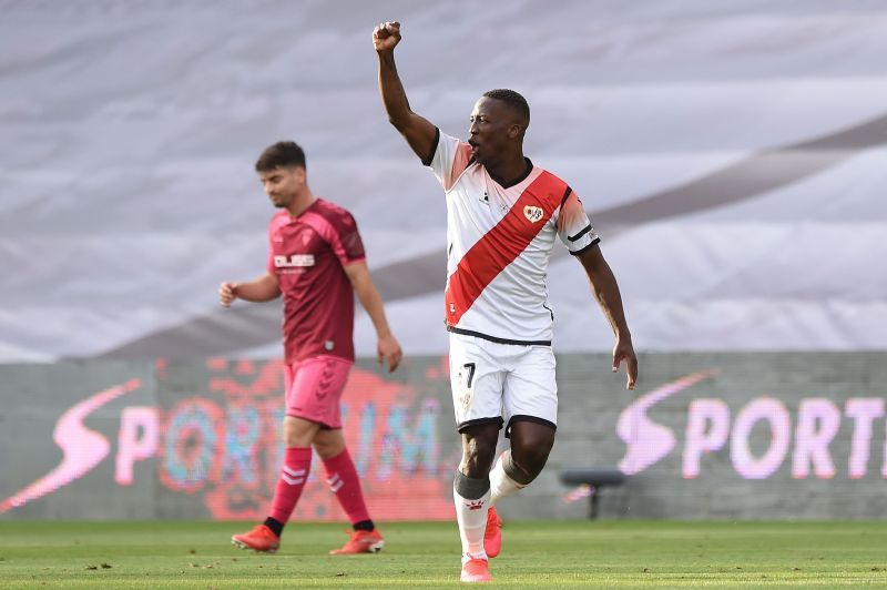 Rayo Vallecano recorded a 3-0 win over Leganes in the first leg semi-final of Segunda Division playoffs