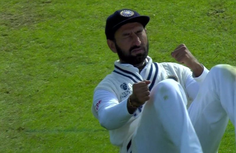 Cheteshwar Pujara dropped Ross Taylor at first slip