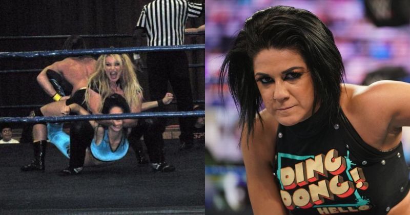 Bayley faced Melissa Coates on her pro wrestling debut.