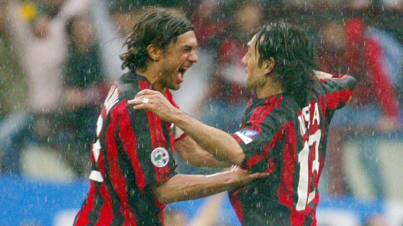 Paolo Maldini and Alessandro Nesta