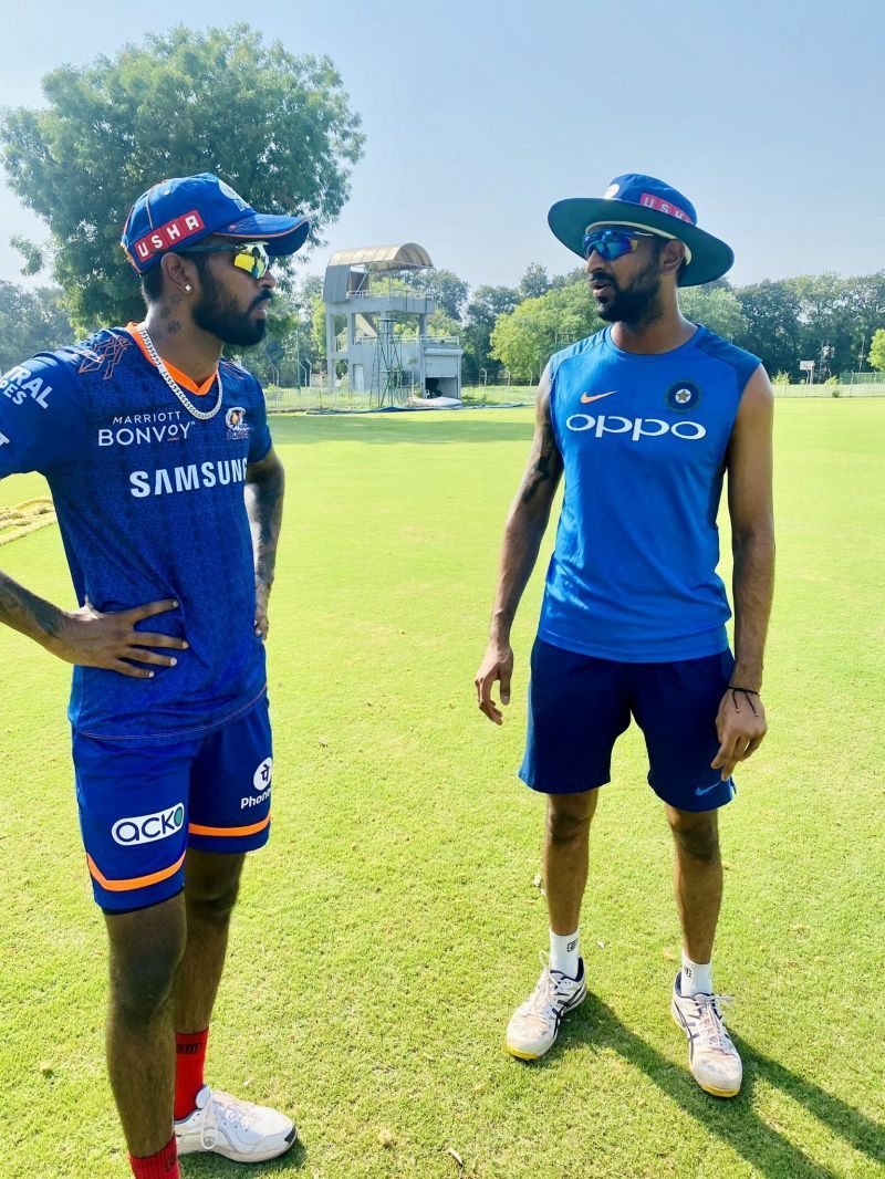 Krunal Pandya and Hardik Pandya (Credit: Twitter)