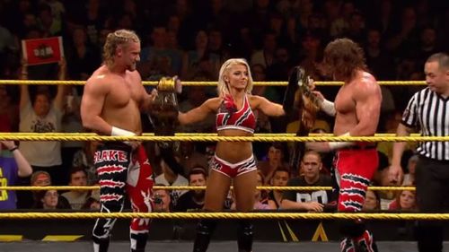 Wesley Blake, Alexa Bliss, and Buddy Murphy