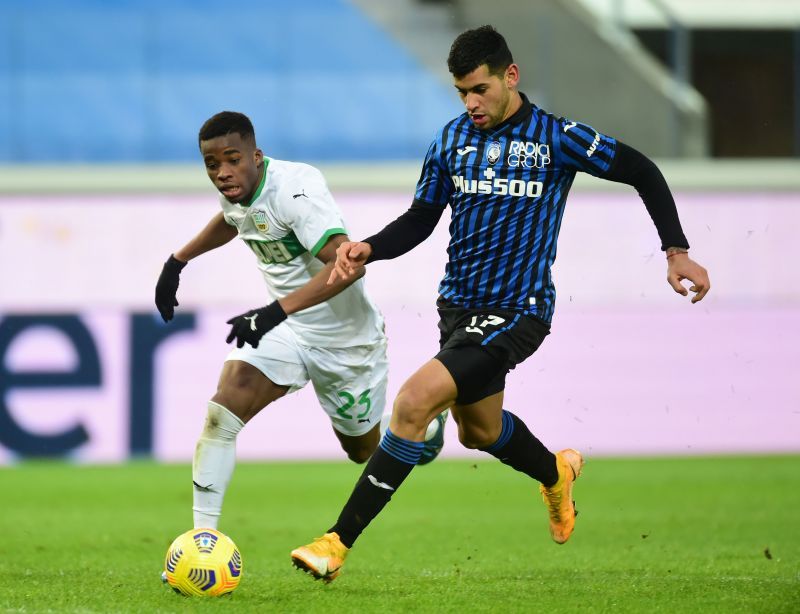 Romero in action for Atalanta