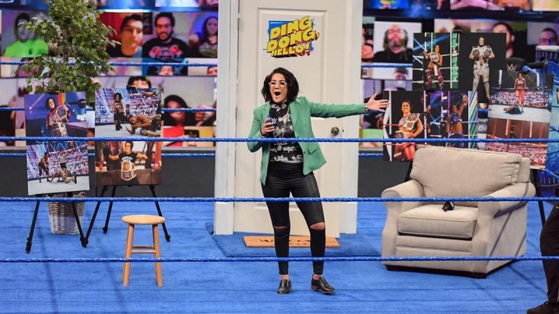 Bayley hosted Seth Rollins before the catastrophe on SmackDown