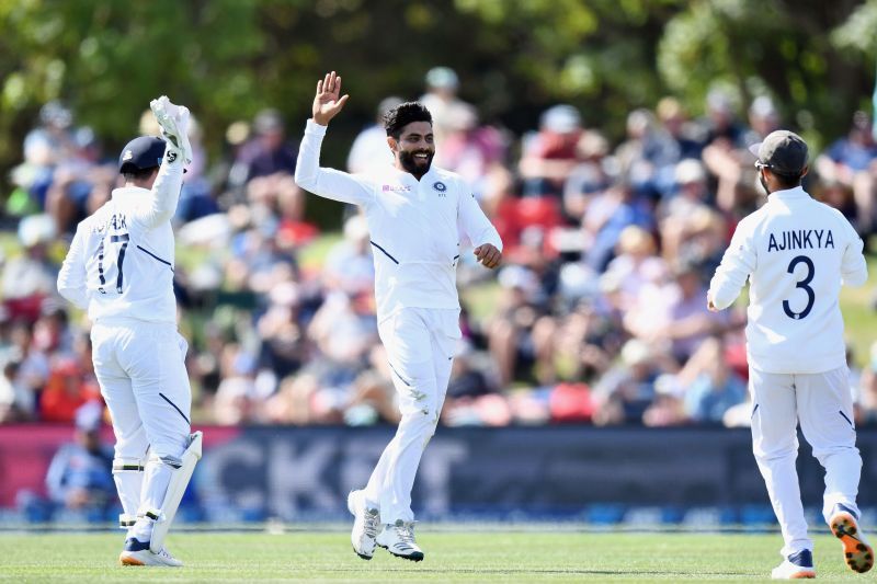 Ravindra Jadeja celebrates a wicket. Pic: Getty Images
