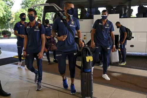 Shikhar Dhawan (centre) has been named Indian captain for the SL tour with Bhuvneshwar Kumar as his deputy [Credits: BCCI]