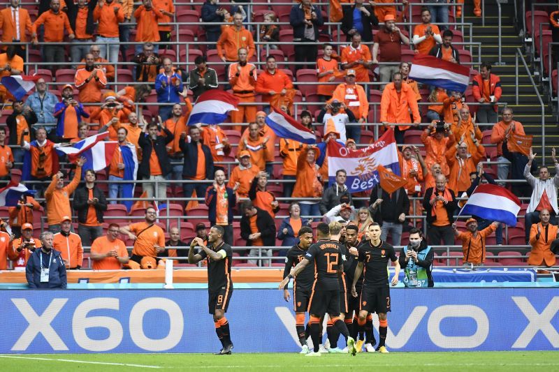 Netherlands beat North Macedonia 3-0 to finish on top of Group C at Euro 2020.