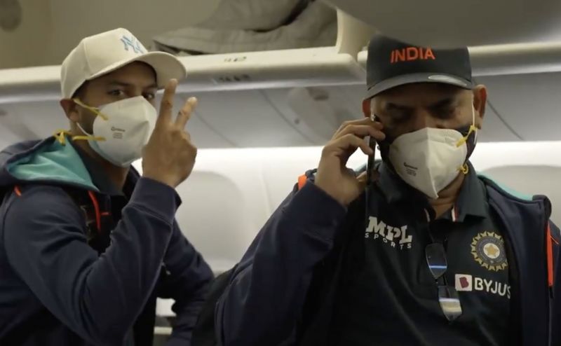 Team India landed in England