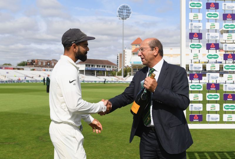 Virat Kohli scored 593 runs in five Tests against England during the 2018 English summer