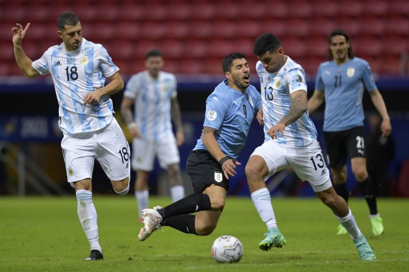 Guido Rodriguez scored his first international goal for Argentina